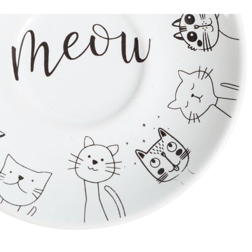  KEDİ KUTULU SERAMİK ÇAY FİNCAN SETİ