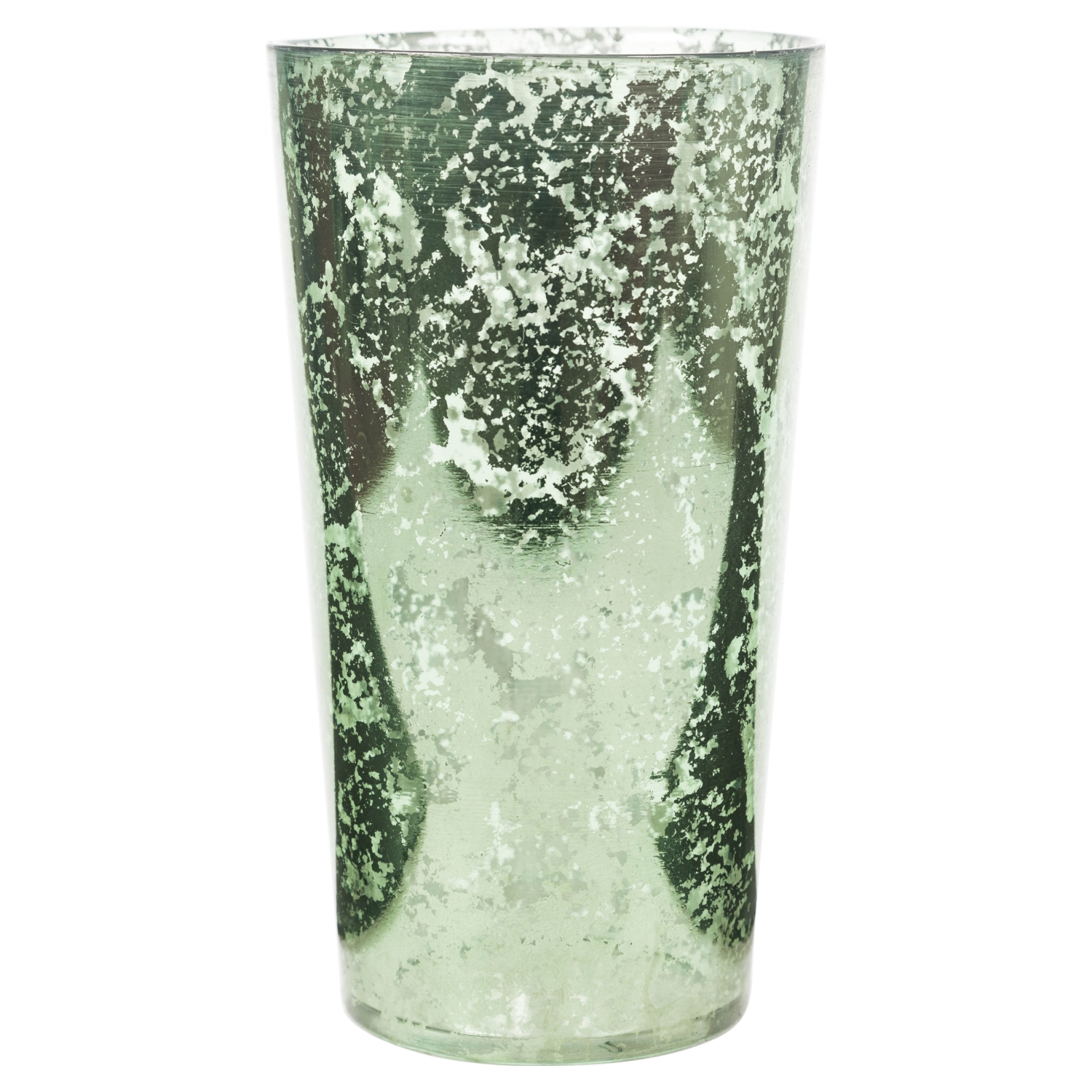 ANTİK CAM VAZO YEŞİL 29CM