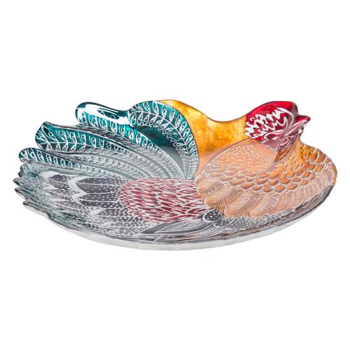  HOROZ DEKORATİF TABAK 44CM