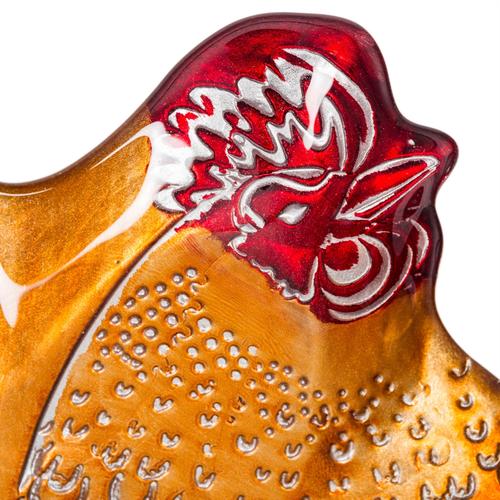  HOROZ DEKORATİF TABAK 44CM