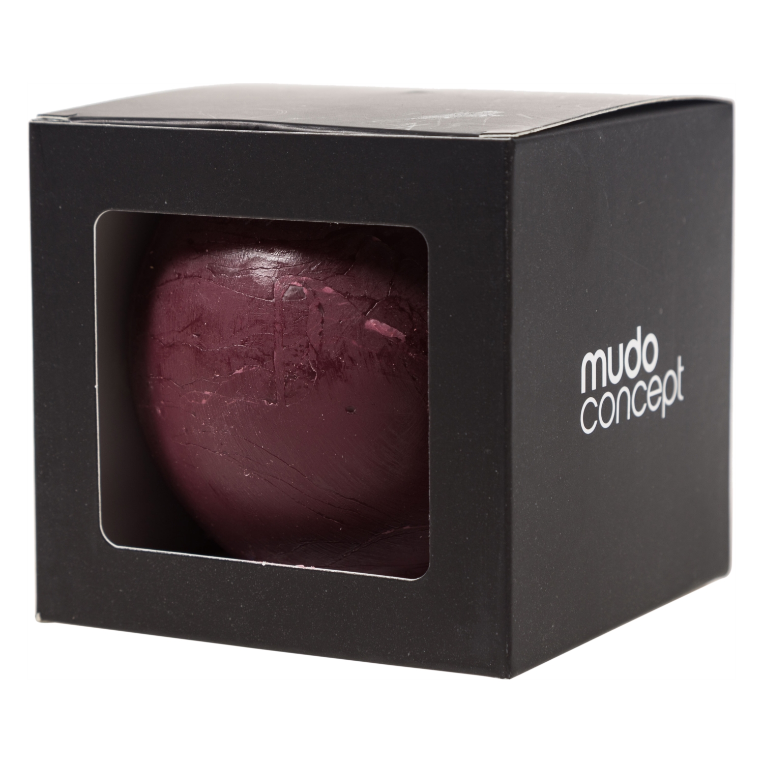 YUVARLAK MUM BORDO 10 CM