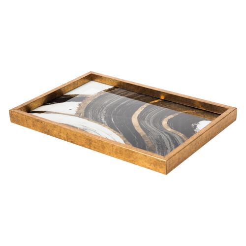  WAVE DEKORATİF TEPSİ 31X46CM