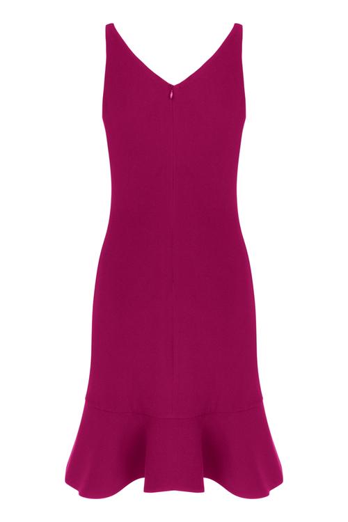  VOLANLI MİNİ ELBİSE