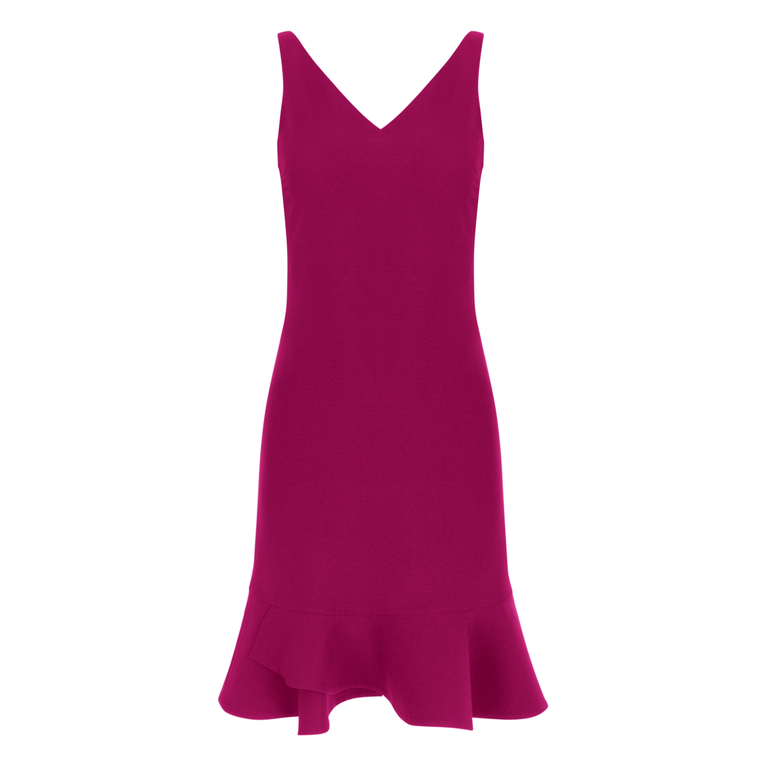 VOLANLI MİNİ ELBİSE