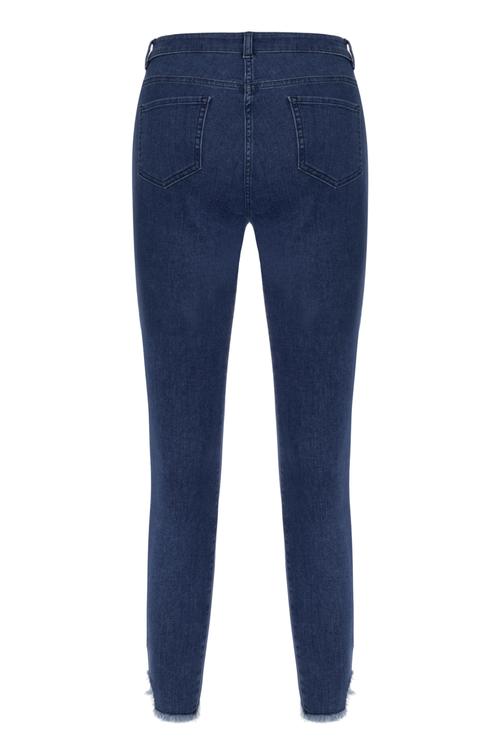  KESİK PÜSKÜL PAÇALI SKINNY JEAN PANTOLON