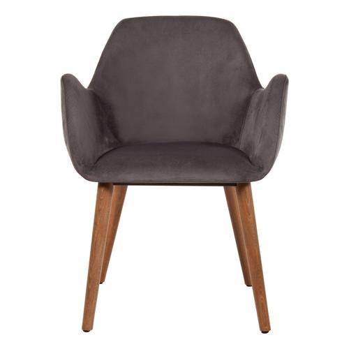  SANTANA MASİF AHŞAP SANDALYE GRİ