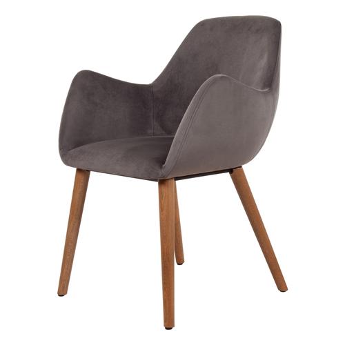  SANTANA MASİF AHŞAP SANDALYE GRİ