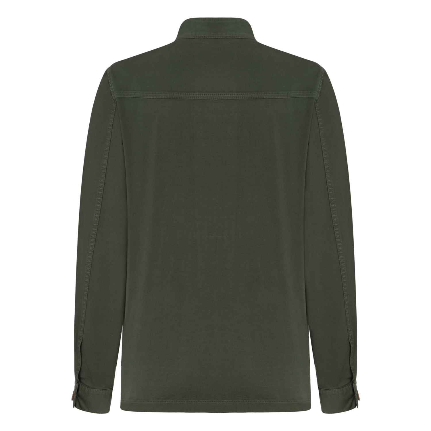 DİK YAKA CEPLİ PAMUK CEKET