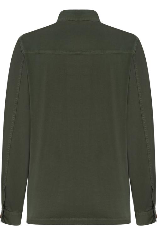  DİK YAKA CEPLİ PAMUK CEKET