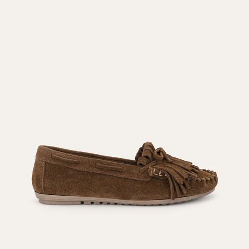  PÜSKÜLLÜ SÜET LOAFER AYAKKABI