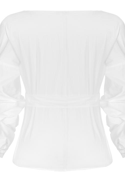  ANVELOP V YAKA PAMUK BLUZ