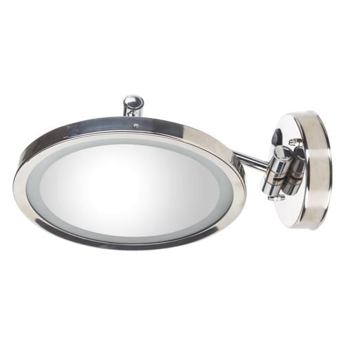  YUVARLAK LEDLİ DUVARA MONTE AYNA 3X ZOOM