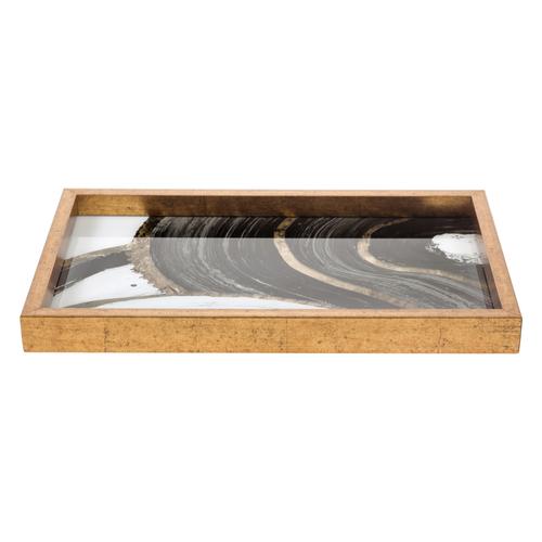  WAVE DEKORATİF TEPSİ 25X40CM