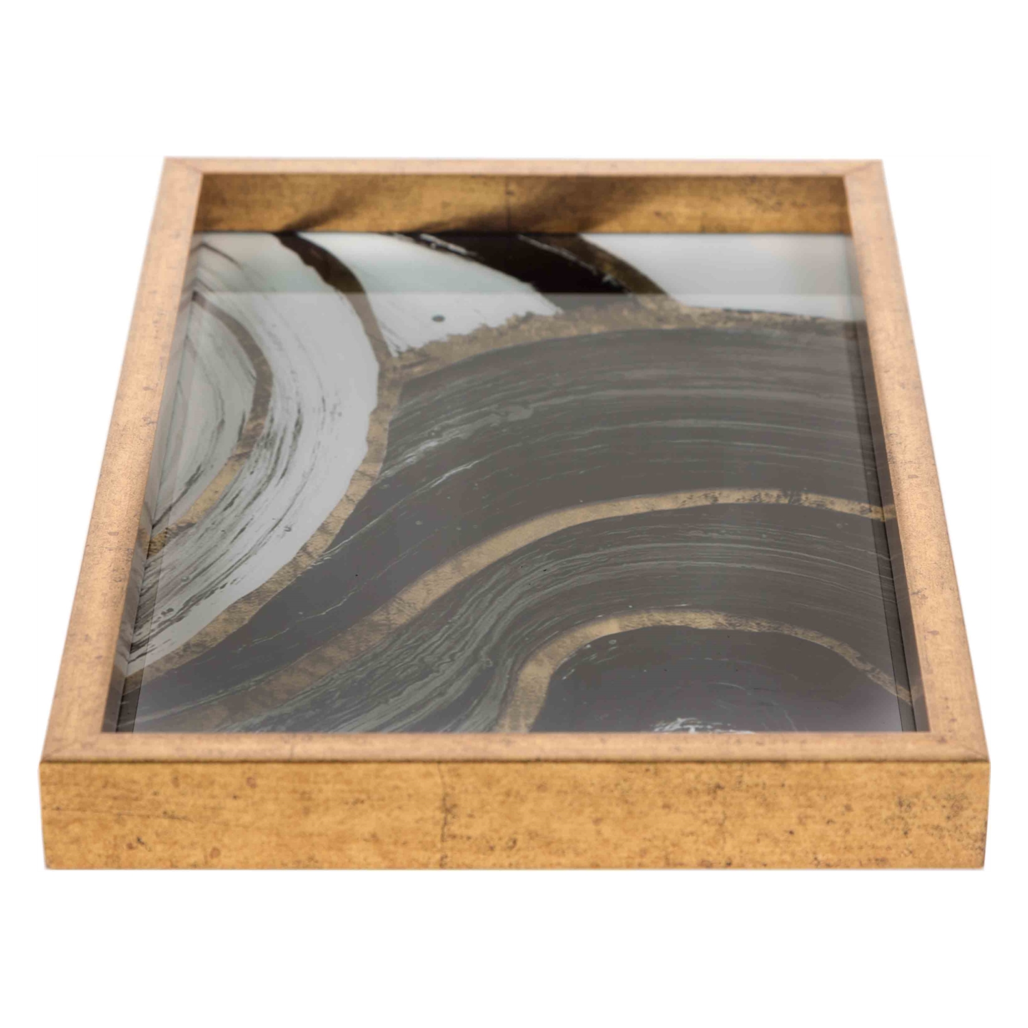 WAVE DEKORATİF TEPSİ 25X40CM