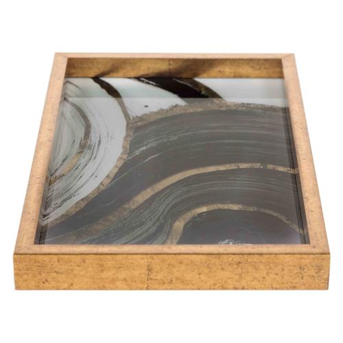  WAVE DEKORATİF TEPSİ 25X40CM