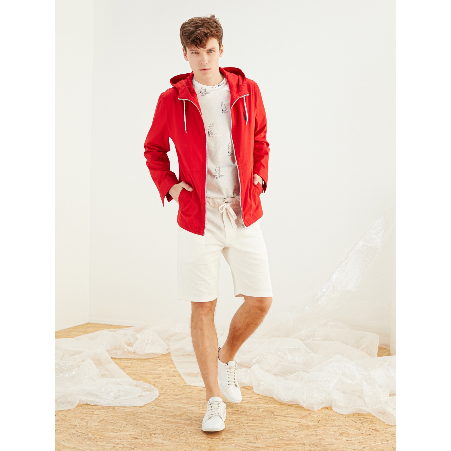 KAPÜŞONLU PAMUK YAĞMURLUK