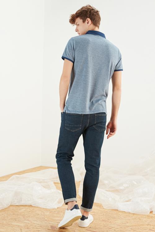  POLO YAKA JAKARLI T-SHIRT