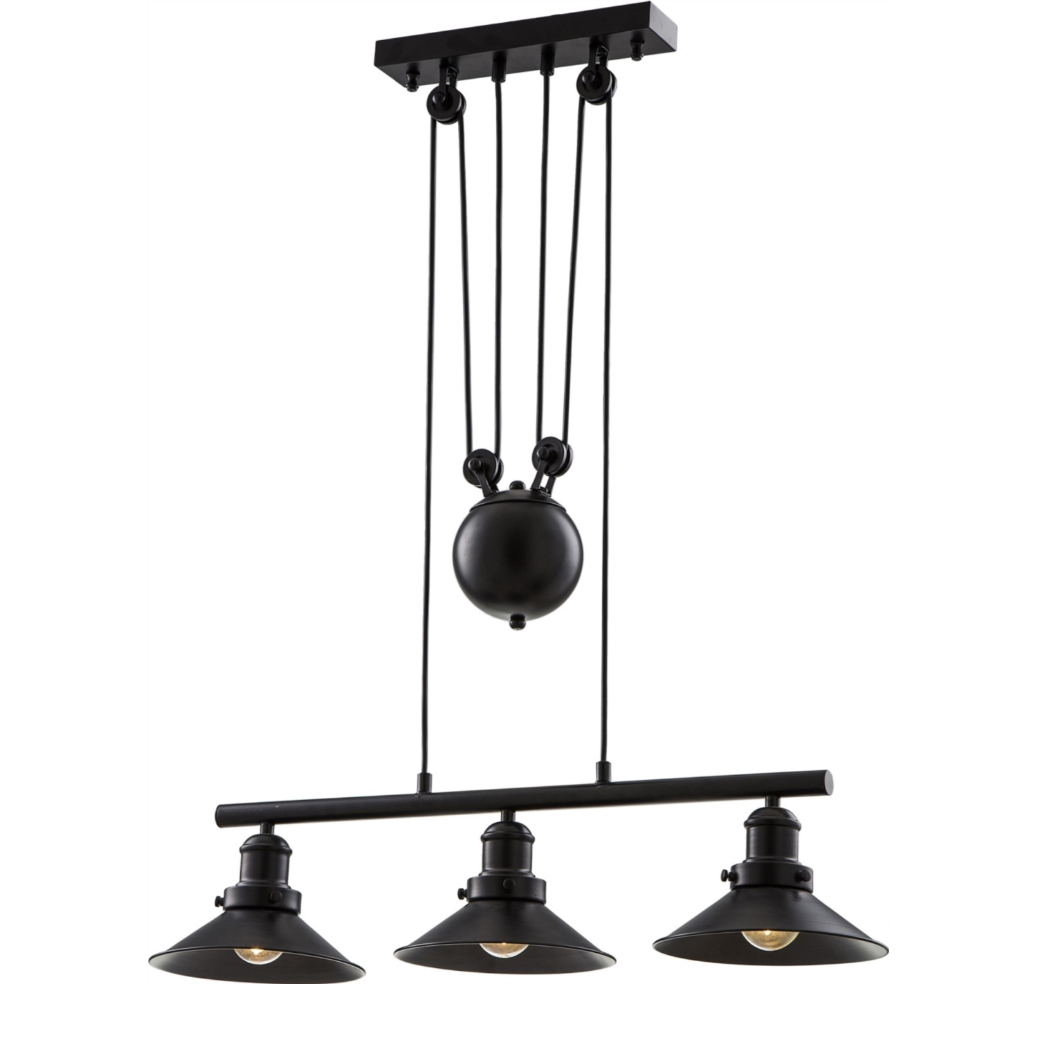 RUSTİKA METAL ÜÇLÜ SARKIT AVİZE