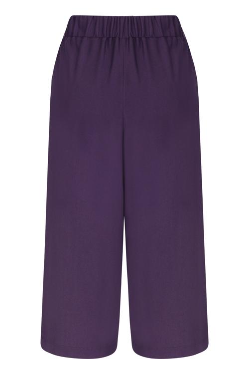  CROPPED BELİ LASTİKLİ LYOCELL PANTOLON