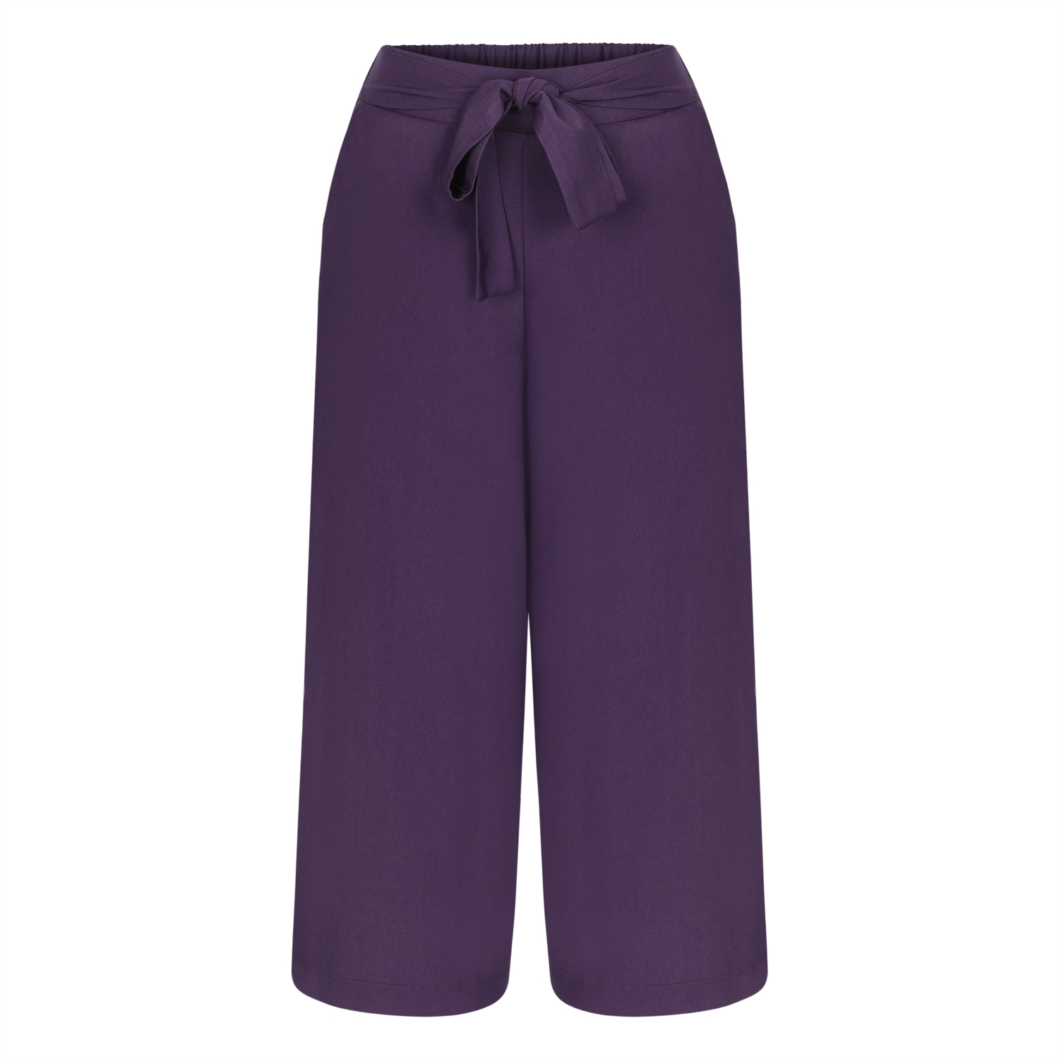 CROPPED BELİ LASTİKLİ LYOCELL PANTOLON