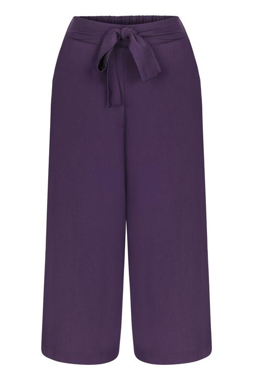  CROPPED BELİ LASTİKLİ LYOCELL PANTOLON