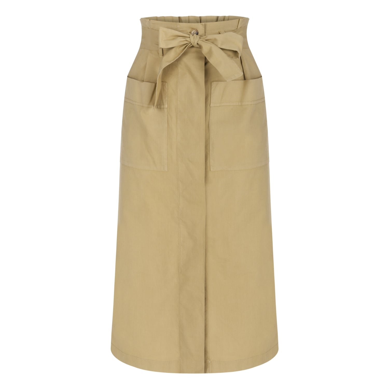 BELDEN BAĞLAMALI PAMUKLU MİDİ ETEK