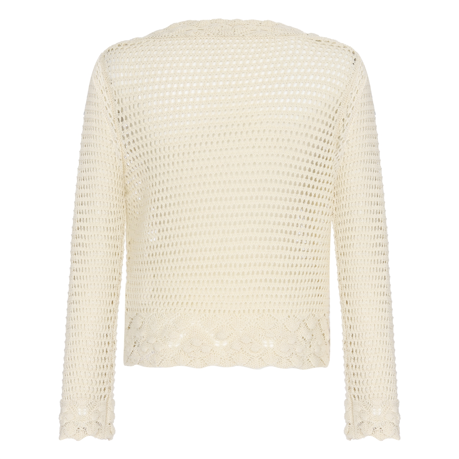 V YAKA DANTELLİ CROP KAZAK