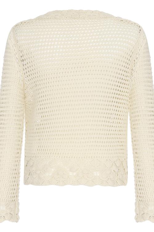  V YAKA DANTELLİ CROP KAZAK