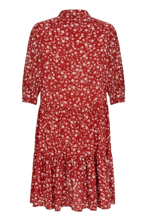  ÇİÇEK DESENLİ MİNİ KLOŞ ELBİSE