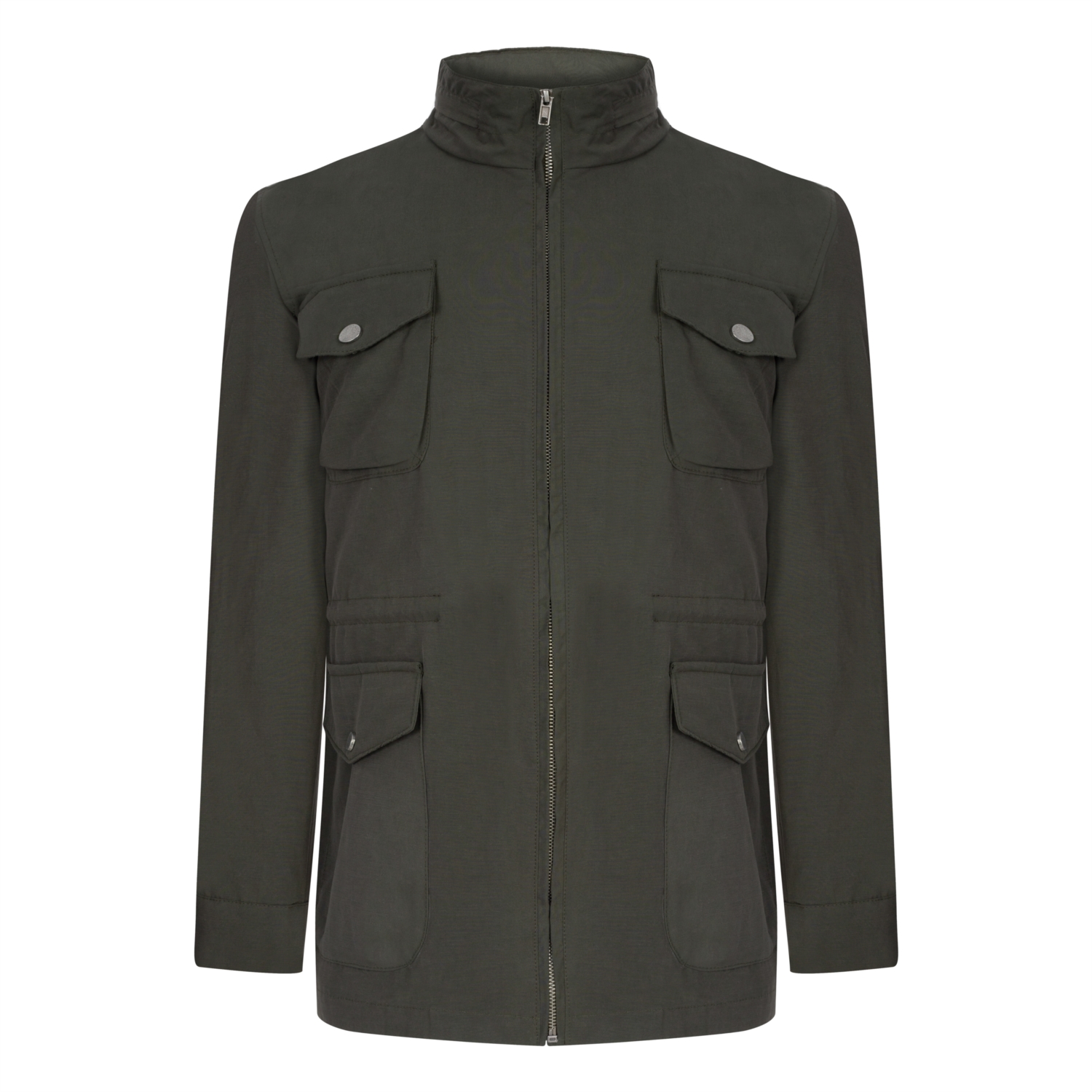 CEPLİ DİK YAKA MONT