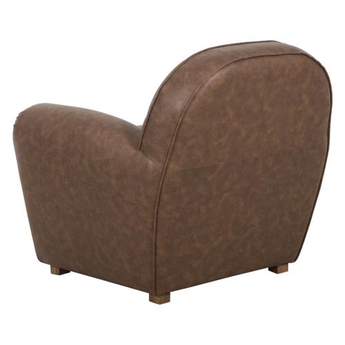  FLEAMARKET KAHVE TEKLİ DERİ KOLTUK