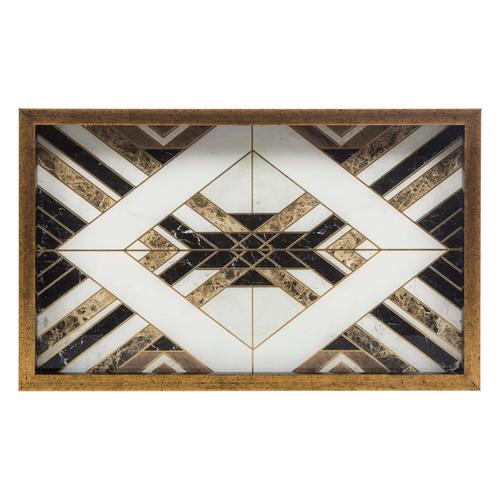  LINE DEKORATİF TEPSİ 31X46CM SİYAH