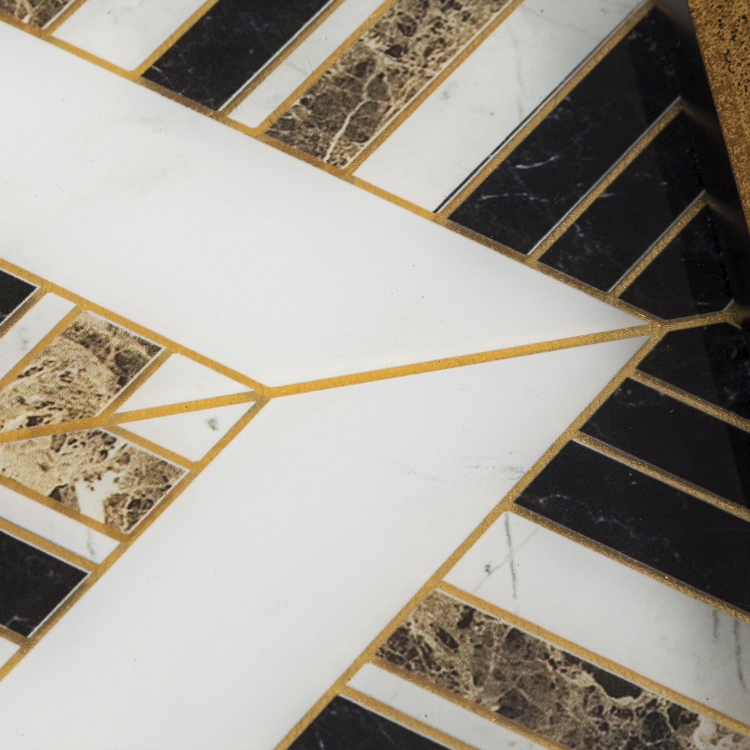 LINE DEKORATİF TEPSİ 31X46CM SİYAH