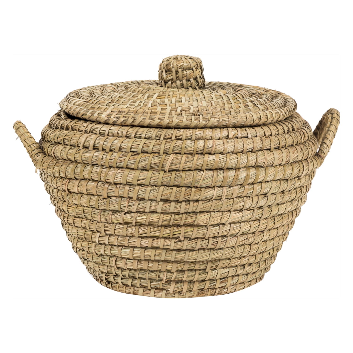 HASIR KAPAKLI SEPET 45X30 CM