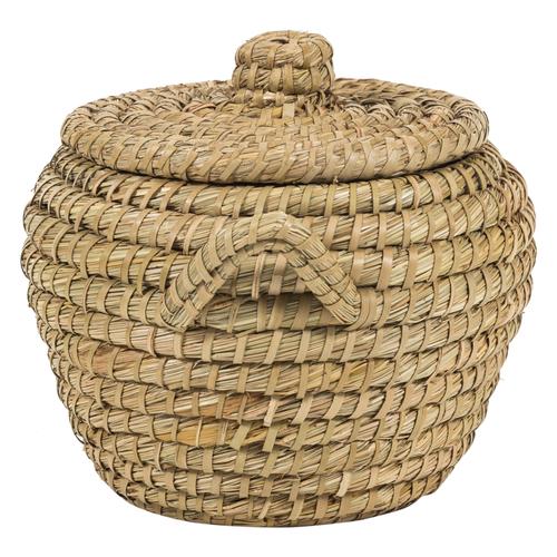  HASIR KAPAKLI SEPET 33X24 CM