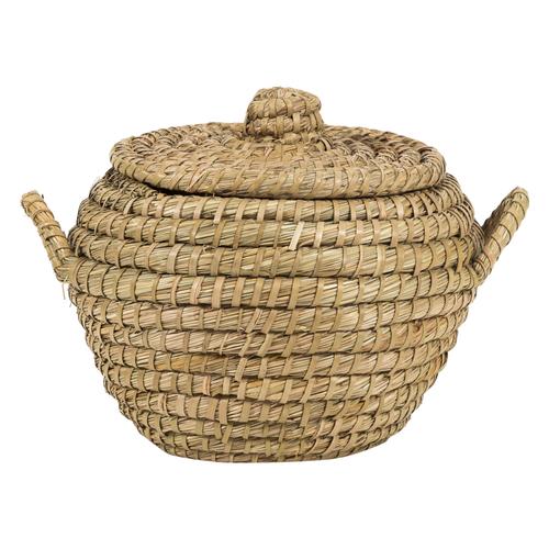  HASIR KAPAKLI SEPET 33X24 CM