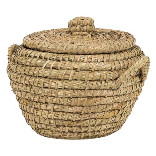  HASIR KAPAKLI SEPET 33X24 CM