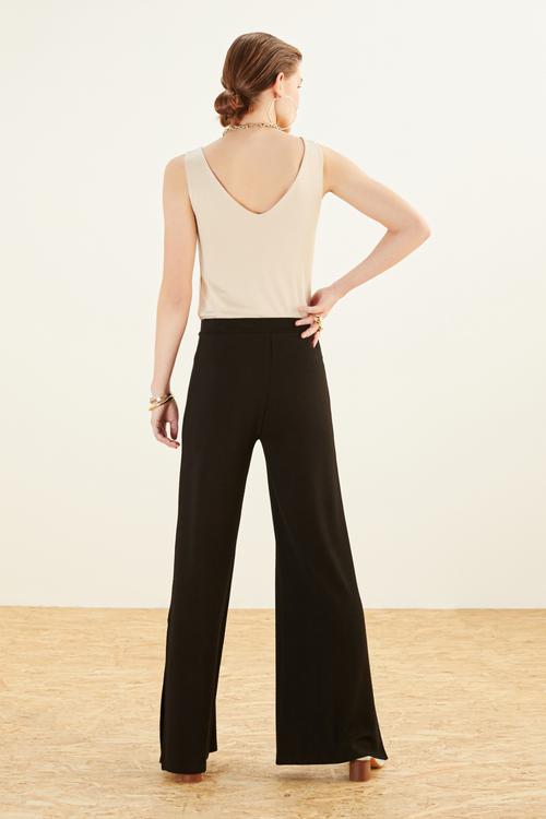  YIRTMAÇLI RELAX ÖRME PANTOLON