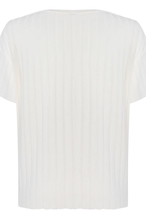  V YAKA KISA KOLLU TRİKO T-SHIRT