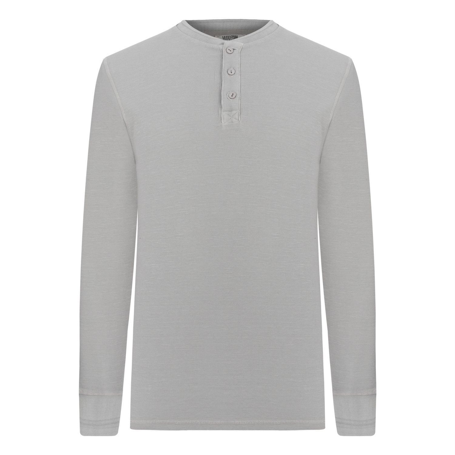 BİSİKLET YAKA UZUN KOL PAMUKLU T-SHIRT