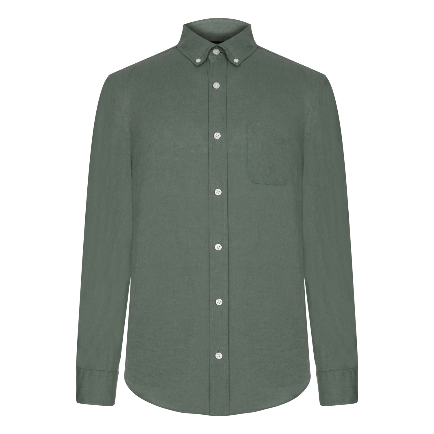 KETEN REGULAR FİT GÖMLEK