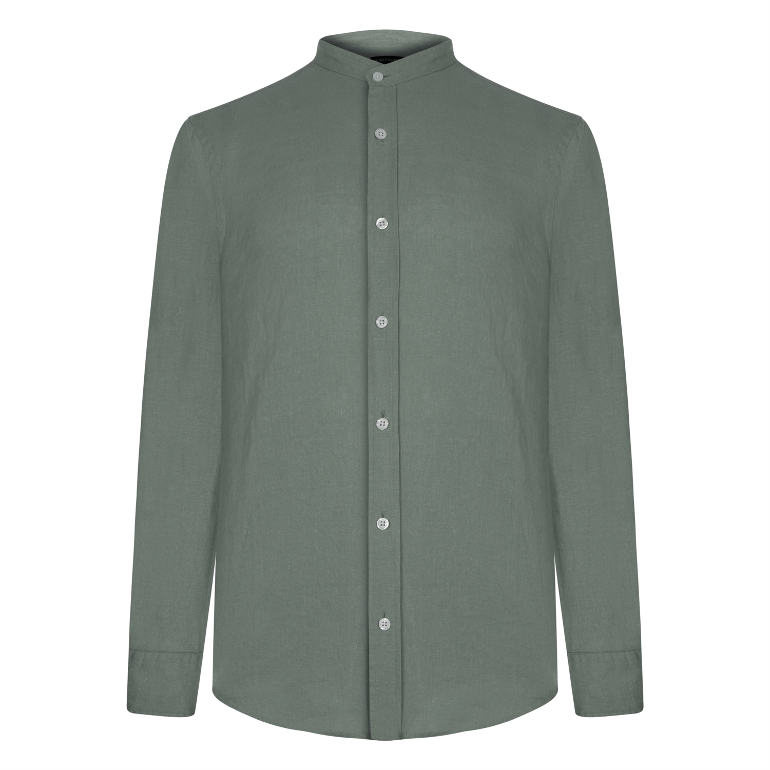 HAKİM YAKA SLIM FIT KETEN GÖMLEK