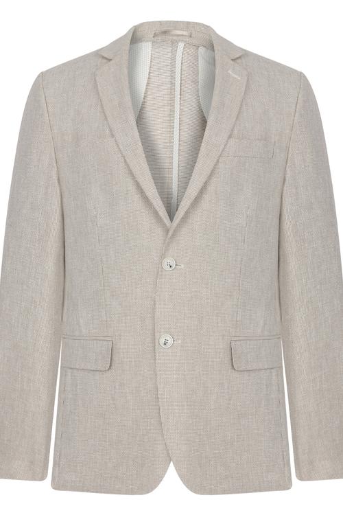  SLIM FIT KETEN BLAZER CEKET