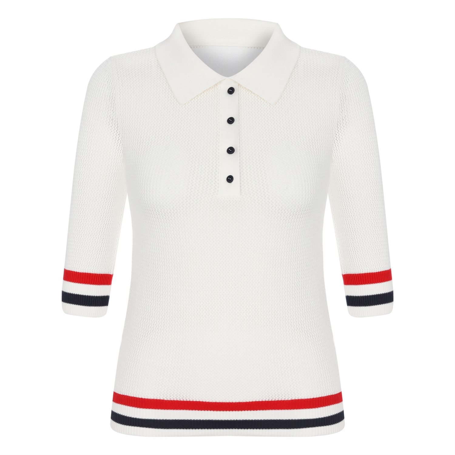 POLO YAKA PAMUK FİLE KAZAK