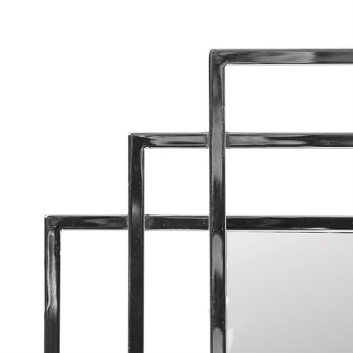  LINE METAL GÜMÜŞ AYNA 110X80CM