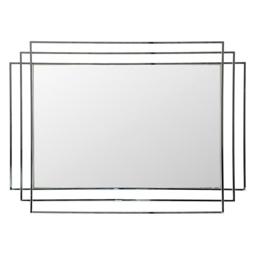  LINE METAL GÜMÜŞ AYNA 110X80CM