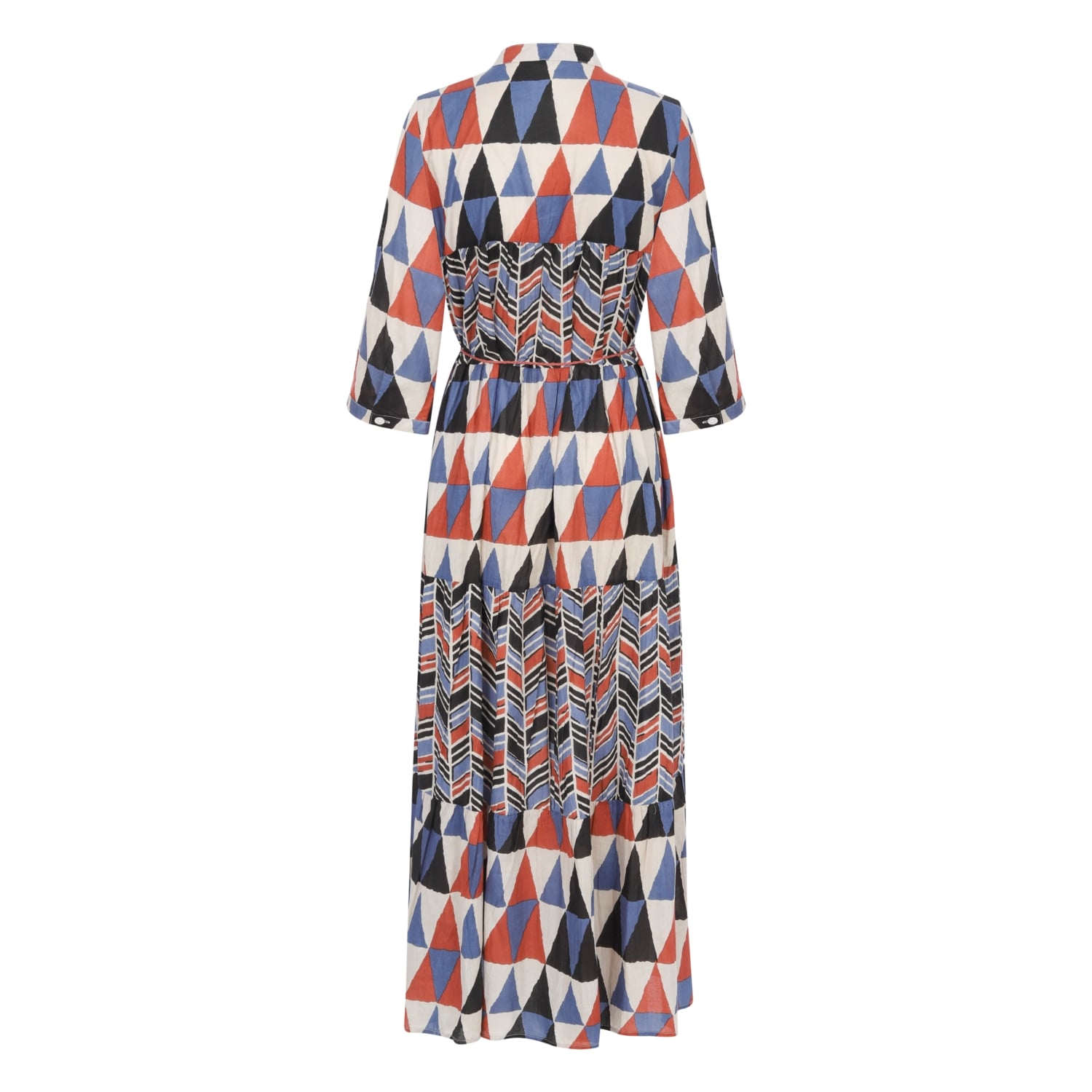 DESENLİ MAXI ELBİSE