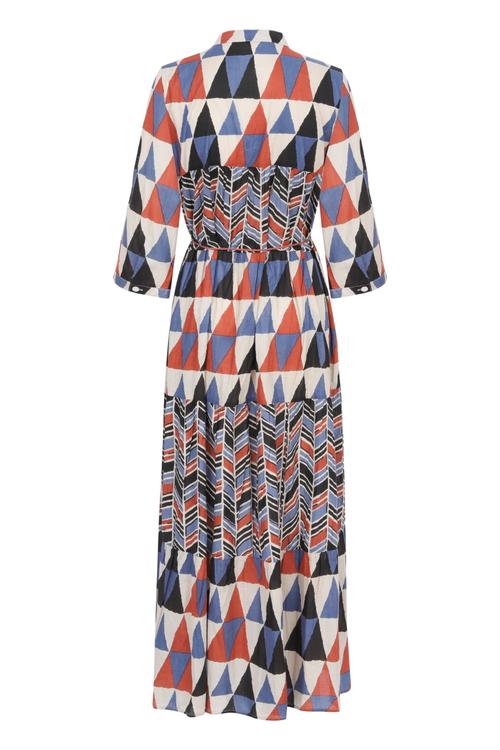  DESENLİ MAXI ELBİSE