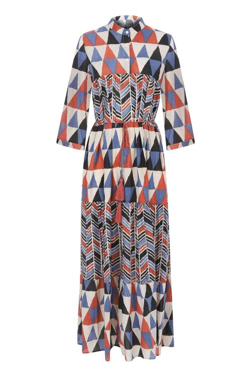  DESENLİ MAXI ELBİSE