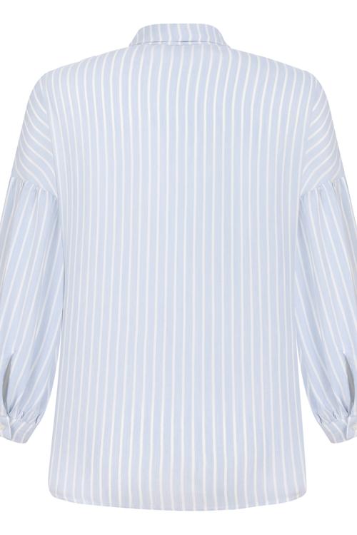  ÇİZGİLİ KARPUZ KOL GÖMLEK